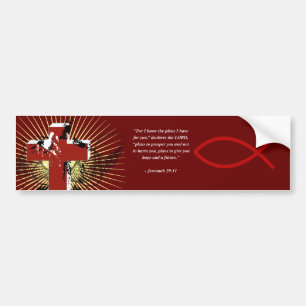 JEREMIAH 29:11 Bijbelversie Bumpersticker