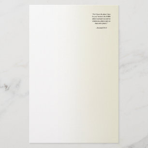 JEREMIAH 29:11 BRIEFPAPIER