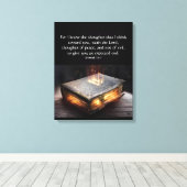 Jeremiah 29:11 canvas afdruk (Insitu (Houten vloer))