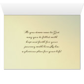 Jeremiah 29:11 Car je connais les plans que j'ai C (Intérieur Horizontal (Bas))