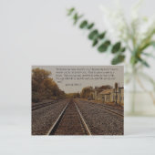 Jeremiah 29:11 Carte postale (Debout devant)