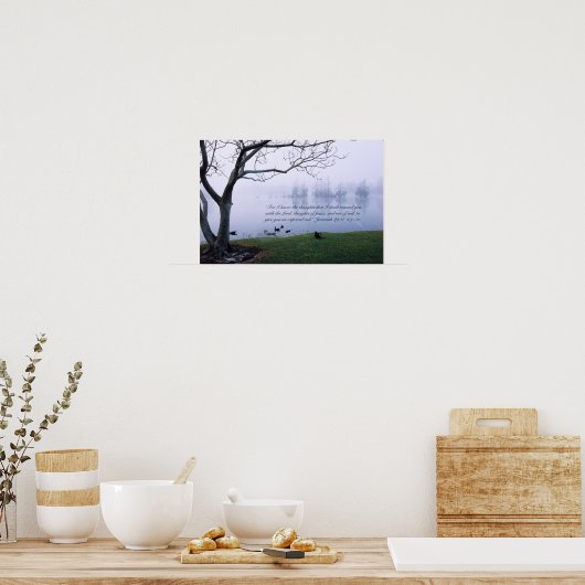 Jeremiah 29:11 Écriture Poster Imprimer (Cuisine)
