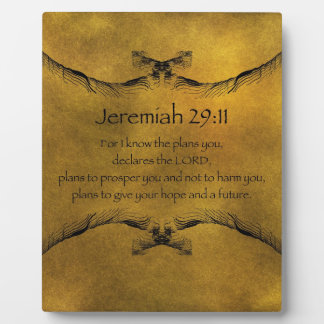 Jeremiah 29:11 fotoplaat