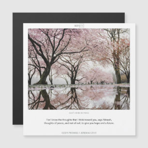 Jeremiah 29:11 GOD'S PROMISES SCRIPIX magnet card Magnetische Uitnodiging