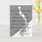 Jeremiah 29:11 Graduation Card Kaart (Gele Bloem)