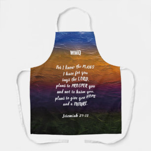 Jeremiah 29:11 IK WEET DE PLANNEN Monogram Schort