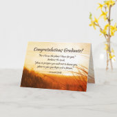 Jeremiah 29:11 "Je connais les plans" Carte de Gra (Fleur jaune)