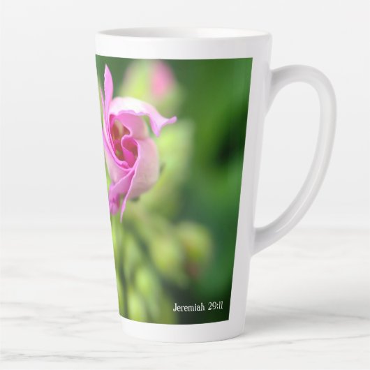 Jeremiah 29:11 Latte Mug (Droite)