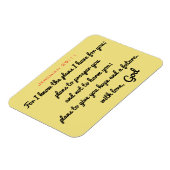 Jeremiah 29:11 Magnet Magneet (Linkerzijde)