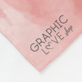 Jeremiah 29:11 Manuscript: GraphicLoveShop Fleece Deken (Hoek)