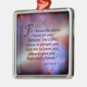 Jeremiah 29:11 metalen ornament (Links)