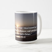 Jeremiah 29:11 Mug de café (Devant droit)