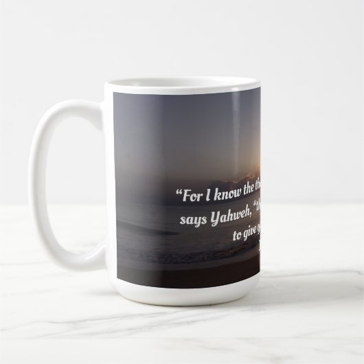 Jeremiah 29:11 Mug de café (Gauche)