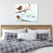 Jeremiah 29:11 Premium Wrapped Canvas (gloss) Afdruk (Insitu (Slaapkamer))