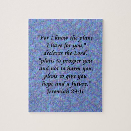 jeremiah 29-11 puzzle (Vertical)