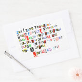 Jeremiah 29:11 rechthoekige sticker (Envelop)