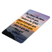 Jeremiah 29:11, Refrigerator Magnet (Côté Gauche)