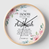 Jeremiah 29:11 Roze Rose Personaliseren (Voorkant)