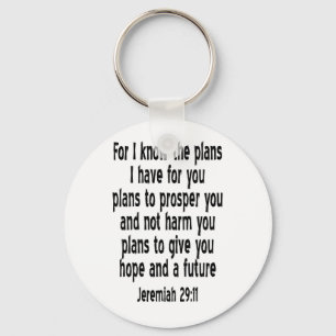 Jeremiah 29:11 sleutelhanger