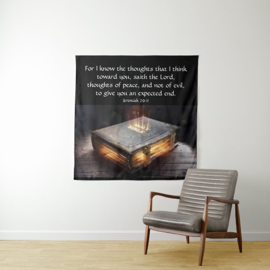 Jeremiah 29:11 wandkleed (In situ)