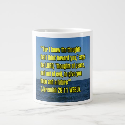 Jeremiah 29:11 WEBU Mug (Devant)