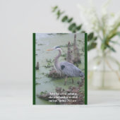 Jeremiah 29:13 het Briefkaart van de Manuscript (Staand voorkant)