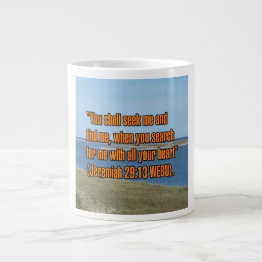 Jeremiah 29:13 WEBU Mug (Devant)