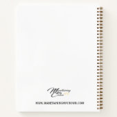 Jeremiah 30:2 Journal de prière de couverture rigi (Dos)