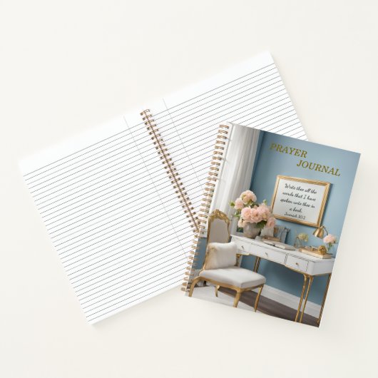 Jeremiah 30:2 Journal de prière de couverture soup (Intérieur)