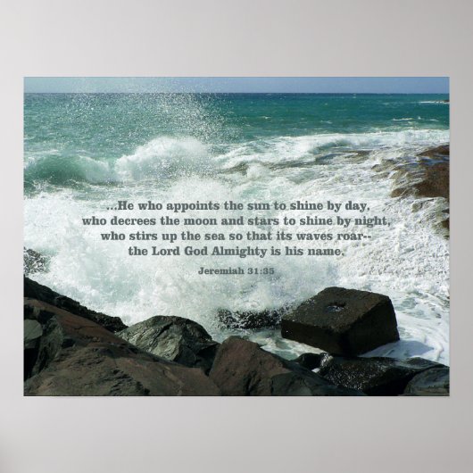 Jeremiah 31:35 POSTER Print (Voorkant)