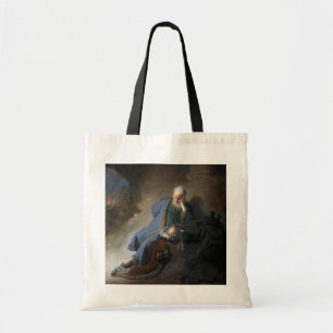 Jeremiah Destruction Jerusalem Bible Rembrandt Tote Bag