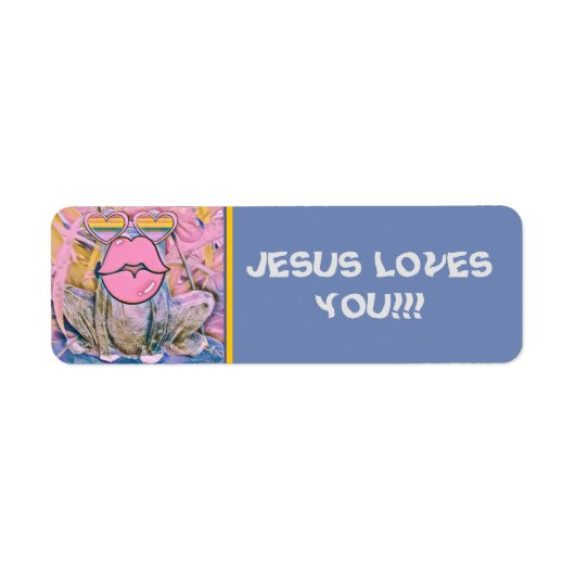 JEREMIAH FROG - ÉTIQUETTE DE ADRESSE PERSONNEL (Devant)