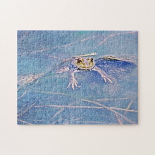 Jeremiah Fun Bullfrog Frog Puzzle (Horizontal)