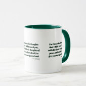 Jérémie 29:11 KJV Bible Verse Mug à deux tons (Devant droit)