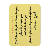 Jérémie 29:11 Magnet (Vertical)