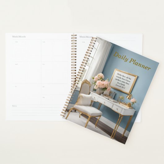 Jérémie 30:2 - 8,5" X 11" Couverture souple quotid (Devant avec enveloppe)