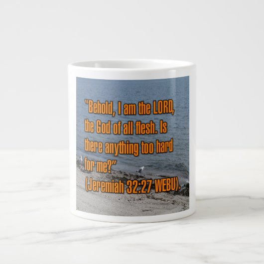 Jérémie 32:27 WEBU Mug (Devant)