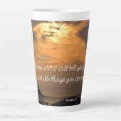 Jérémie 33:3 Latte Mug (Devant)