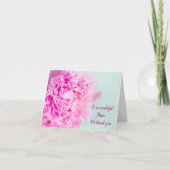 Jérémie 3:15 Pivoine rose Merci Pasteur (Devant)