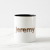 Jeremy a personnalisé la tasse (Centre)