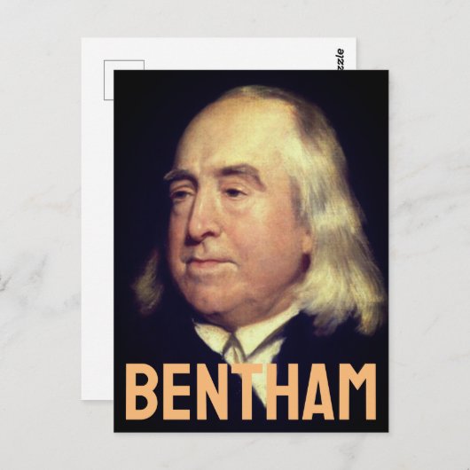 Jeremy Bentham Briefkaart (Voorkant / Achterkant)
