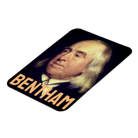 Jeremy Bentham Magneet (Linkerzijde)