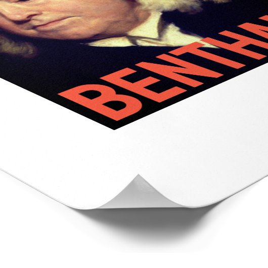 Jeremy Bentham Poster (Hoek)
