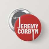 Jeremy Corbyn Button Badge Labor Party Leader (Voorkant /achterkant)