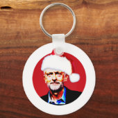 Jeremy Corbyn - Kerstkeyring Sleutelhanger (Voorkant)