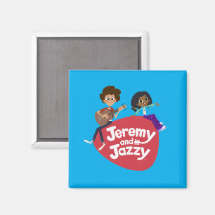 Jeremy en Jazzy Button Magneet