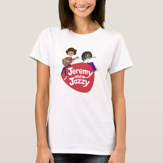Jeremy en Jazzy Vrouwen T-shirt (Voorkant)