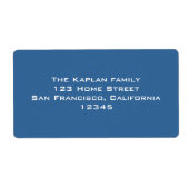 Jeremy Return-adreslabel Etiket (Voorkant)