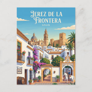Jerez de la Frontera, Spanje Briefkaart