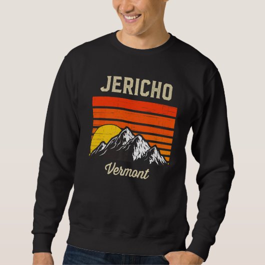 Jericho Vermont Retro Stad Usa Trui (Voorkant)